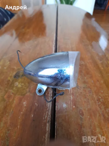 Стар фар за велосипед,колело Union, снимка 1