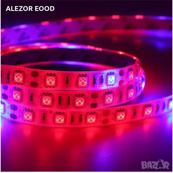 LED лента за отглеждане на растения на закрито, 100 cm, 4288, снимка 1