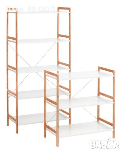 Красива висока бяла етажерка, снимка 1