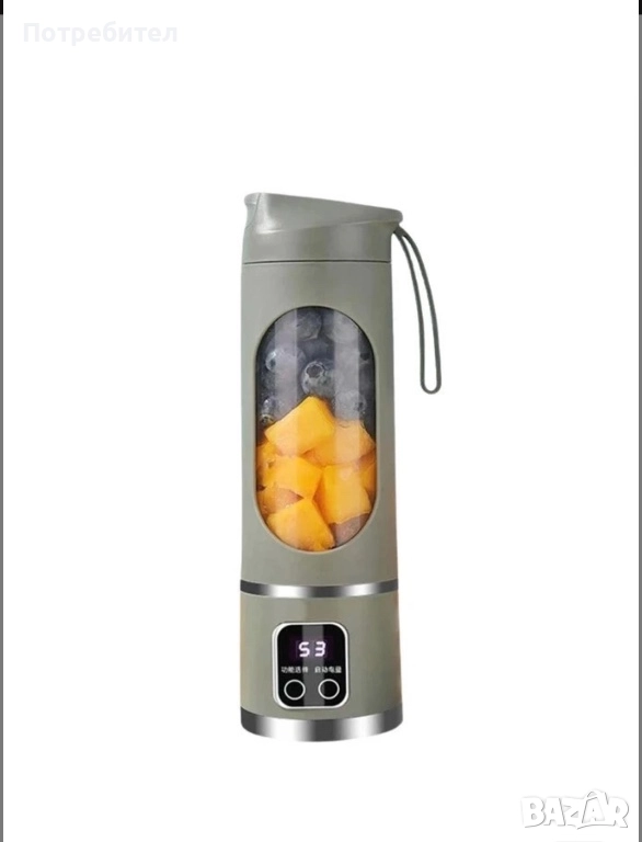 Преносим блендер за смути, нов, с USB зареждане, снимка 1