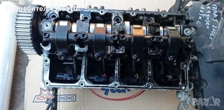 Цилиндрова глава обурудвана за Волксваген Голф 5 1.9 дизел 105к.с 2006г, снимка 1