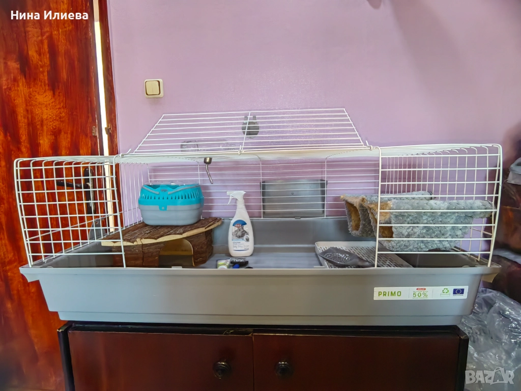 Продавам клетка с обзавеждане, снимка 1