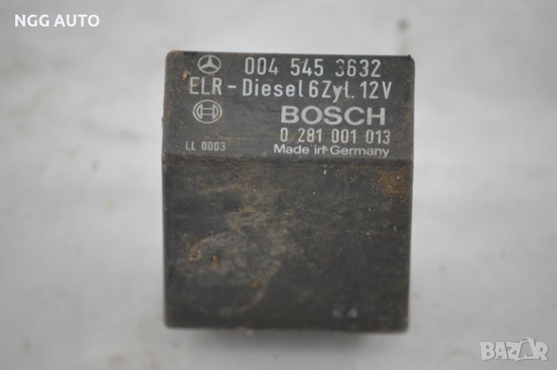 Реле Mercedes W124 W201 ELR OEM 0045453632 BOSCH 0281001013 300D 300TD E300, снимка 1