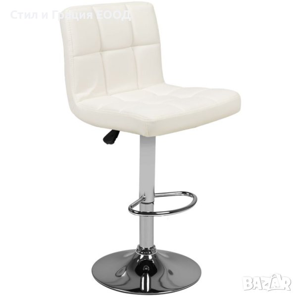Бар Стол M06 - черен,бял, снимка 1