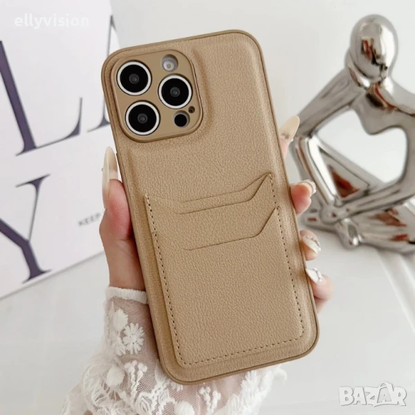 Калъф за IPhone 16 с джоб за карта, снимка 1