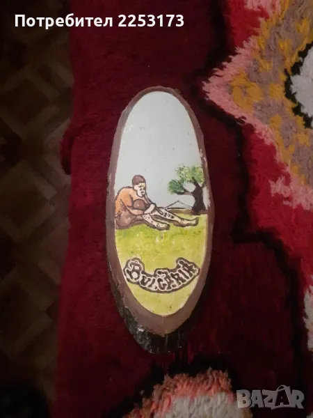 Дървена декорация за стена, снимка 1