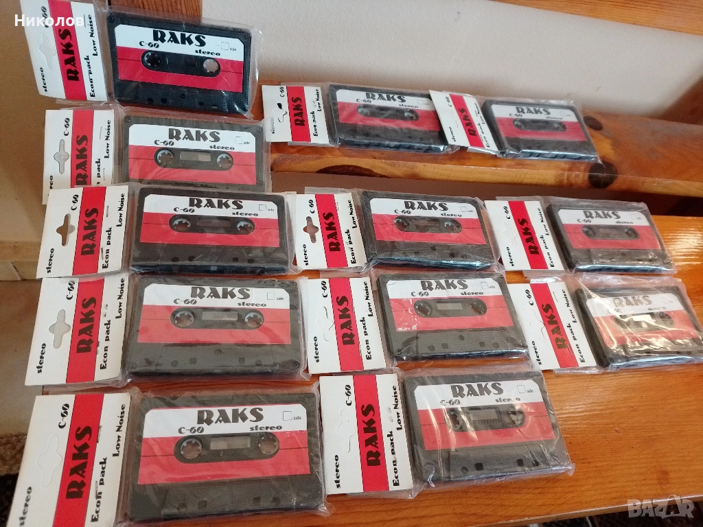 Аудиокасетки  "С-60" "12бр  к-т 5€" нови!+Доставка!, снимка 1