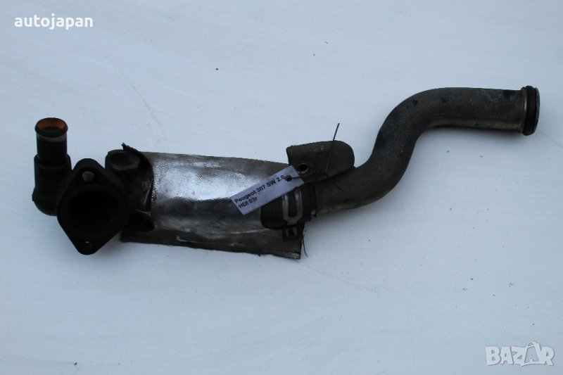 Тръба тяло термостат Пежо 307 св 2.0хди 03г Peugeot 307 sw 2.0hdi 2003, снимка 1