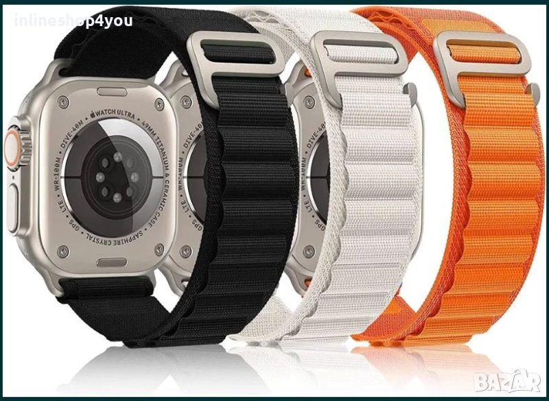 Текстилна каишка Alpine Loop за Apple Watch 8 Ultra SE 7 6 5, снимка 1