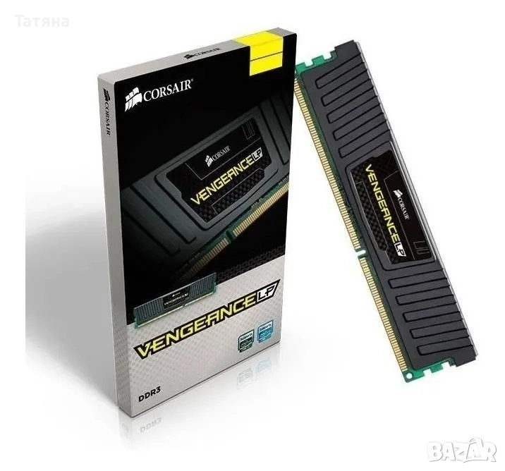 РАМ памет Corsair Vengeance Low Profile 4GB, DIMM, DDR3, 1600MHz, снимка 1