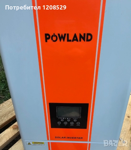 ХИБРИДЕН СОЛАРЕН ИНВЕРТОР  POWLAND 6.2KW.48V Пълна синусоида , снимка 1