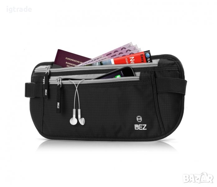 RFID Чанта за кръст за пари и вещи, снимка 1