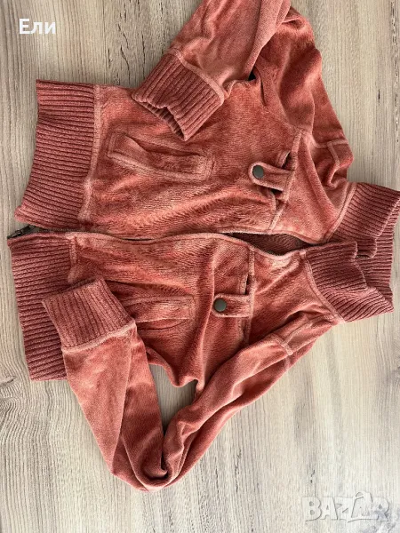 Блуза с цип mango🤎, снимка 1