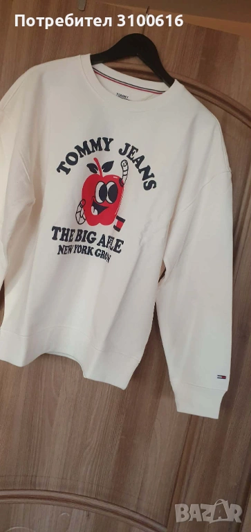 Ватирана мъжка блуза Tommy Hilfiger 100% оригинална, снимка 1