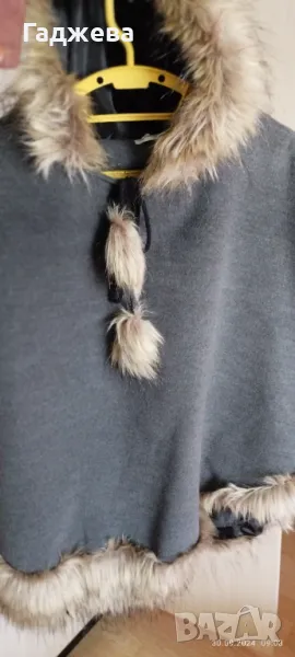 ново пончо с 30% вълна, снимка 1