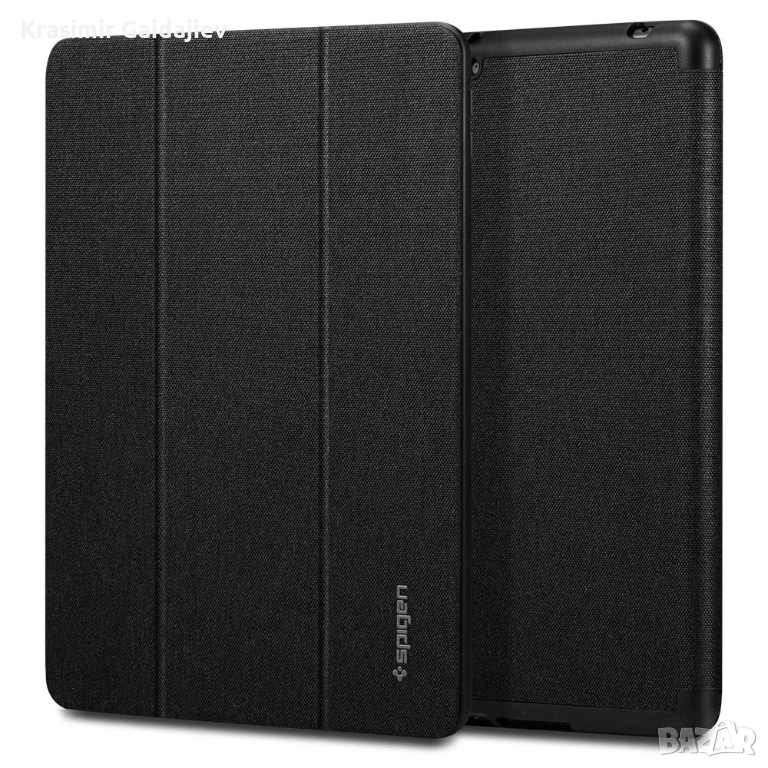 Текстилен кейс и поставка за iPad 7 (2019), iPad 8 (2020), iPad 9 (2021) - Spigen Urban Fit Case (че, снимка 1
