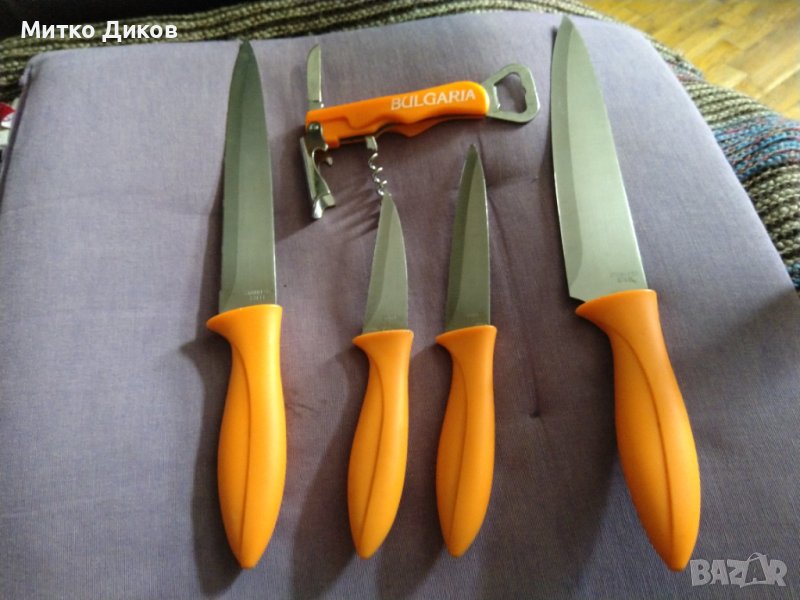 Домакински ножове 5 броя комплект отлични, снимка 1