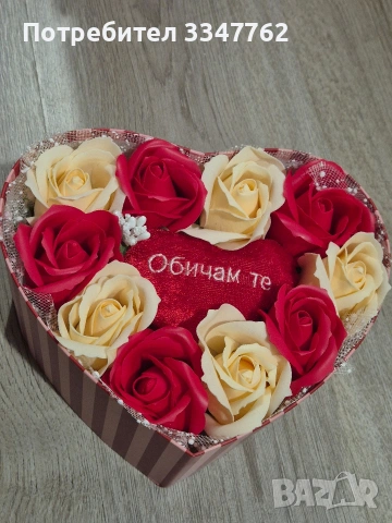 Сапунени рози , снимка 3 - Изкуствени цветя - 53458919