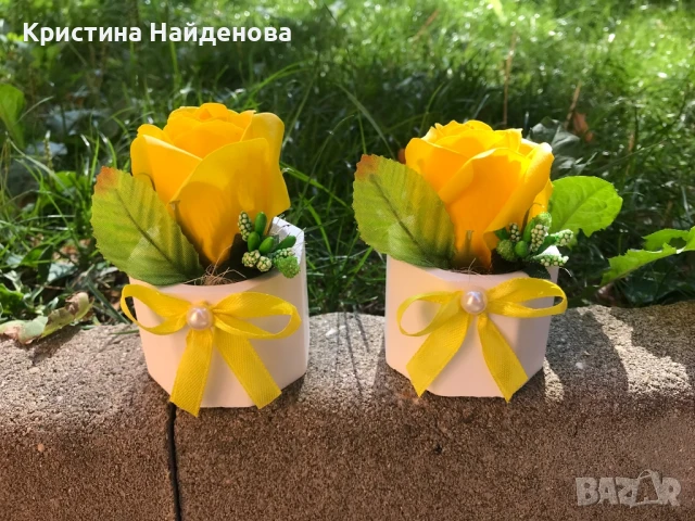 Подаръци със сапунени рози , снимка 9 - Декорация за дома - 39231486