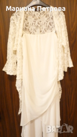 Дамски дълъг гащеризон с туника и връхно елече, снимка 3 - Гащеризони - 52883279