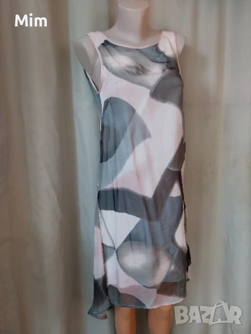 М Розова рокля с воал, снимка 3 - Рокли - 50670333