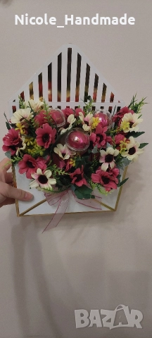 Букети с бонбони и цветя, снимка 2 - Други - 52738755