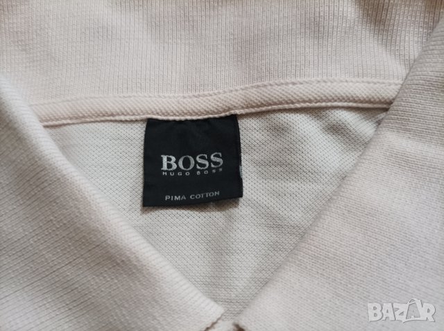 Hugo Boss  тениска  2  XL original  голям размер - champagne color , снимка 4 - Тениски - 41681474