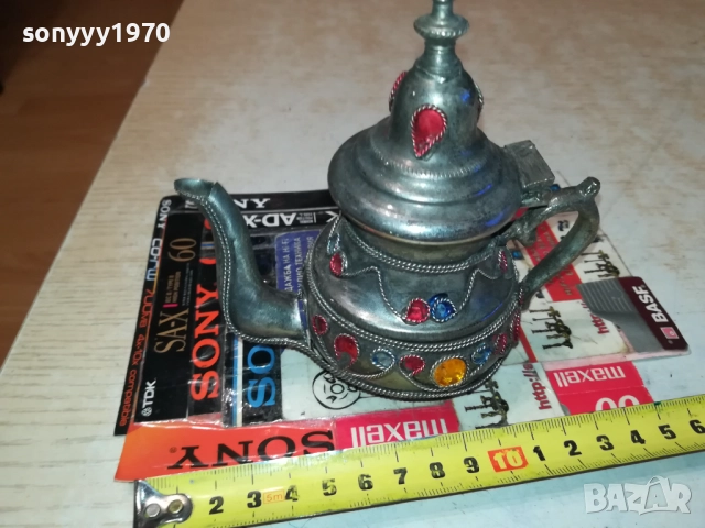 КРАСИВ ЧАЙНИК ОТ ФРАНЦИЯ 0710252025, снимка 3 - Антикварни и старинни предмети - 51979513