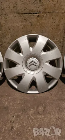 4 бр. оригинални тасове Citroen - 16", снимка 4 - Аксесоари и консумативи - 48067747