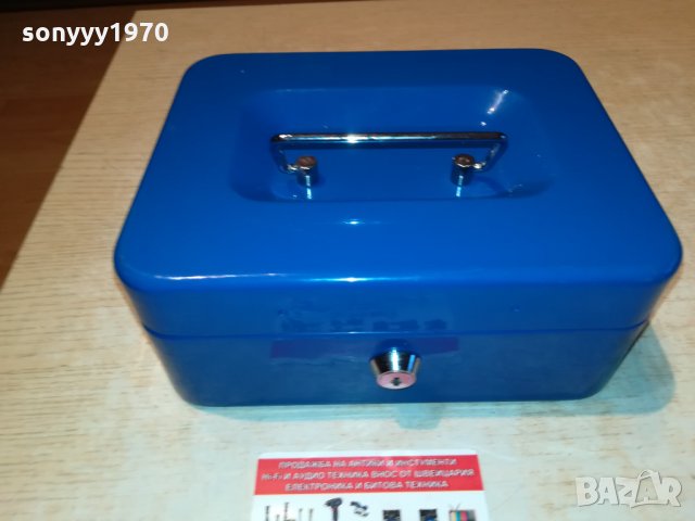 СЕИФ-КАСА 20Х16Х8СМ-МЕТАЛНА БЕЗ КЛЮЧ 0110211024, снимка 14 - Антикварни и старинни предмети - 34312485