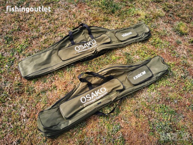 Рибарски троен калъф подходящ за макари с размер до 14000/ 130 и 150см, снимка 7 - Такъми - 39845162