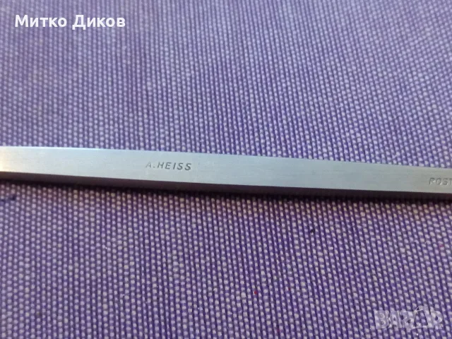 скалпел scalpel Albert Heiss Rostfrei марков 14см нов в кутия не оригинална, снимка 2 - Други инструменти - 55797569