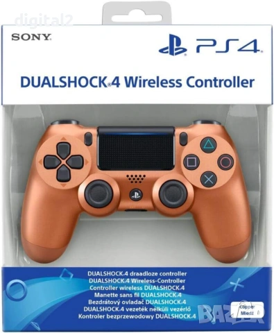 Джойстик за Playstation 4 DualShock 4 Metallic Copper , 2 г гаранция, снимка 4 - PlayStation конзоли - 53627317