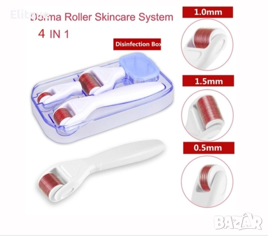 Масажор за лице, 4 в 1 с три ролки за масаж, снимка 2 - Други - 52862473