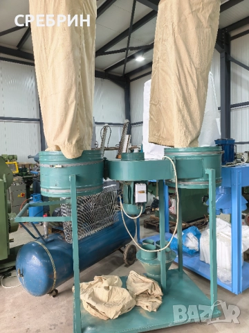 Аспирация 90% нов, с 2 чувала, мт 4кв, реални 5000куб, производ Гърция, снимка 4 - Други машини и части - 52712609