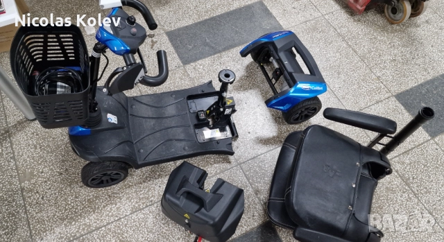 Електрически скутер за трудно подвижни хора/инвалиди Invacare Colibri, снимка 4 - Инвалидни скутери - 52841471