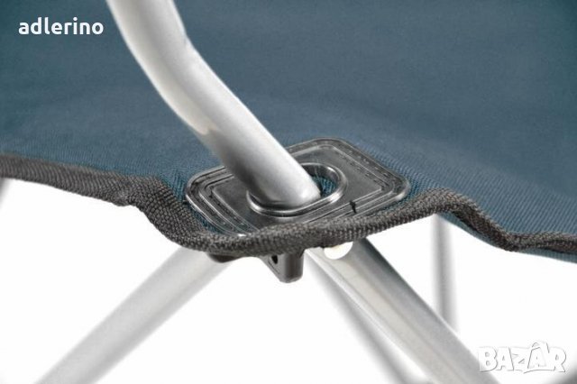 Рибарски стол, сгъваем стол, пикник стол, къмпинг стол - 1 брой, тъмно синьо - 130 кг, снимка 3 - Градински мебели, декорация  - 34314484