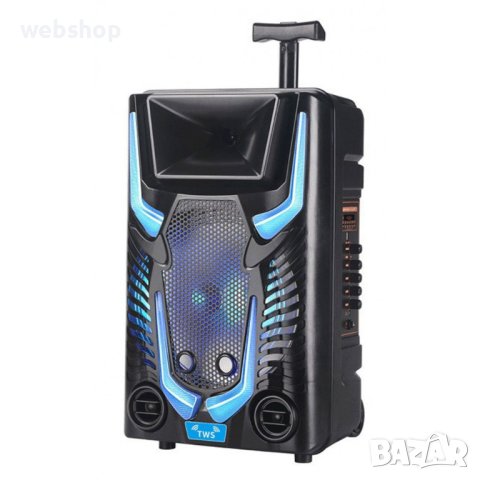 Мощна Преносима Караоке Тонколона NDR-8912 , 12 Инча , 1500W , Безжичен микрофон , Дистанционно, снимка 1