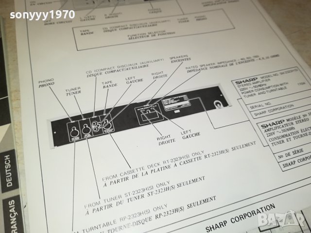 SHARP-КНИЖКИ СХЕМИ ВНОС GERMANY 1406231400, снимка 6 - Други - 41163334