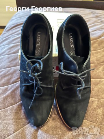 Елегантни обувки, естествен велур, снимка 6 - Дамски ежедневни обувки - 40913191