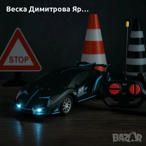 Високоскоростна дрифт кола с дистанционно управление, снимка 3 - Коли, камиони, мотори, писти - 50980209