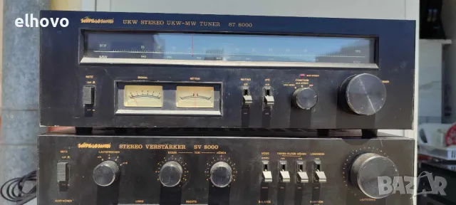 Стерео усилвател и тунер Ultrasound SV, ST 8000,, снимка 4 - Ресийвъри, усилватели, смесителни пултове - 50080088