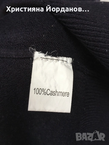 100% кашмир Поло пуловер, ХХЛ, снимка 4 - Пуловери - 52723250