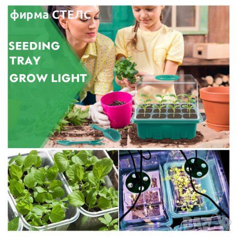Лампа за отглеждане на растения STELS, Мини оранжерия, Тави за разсад, Плодове, Зеленчуци, Билки, снимка 2 - Други - 41687155