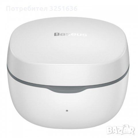 BASEUS безжични / bluetooth слушалки TWS Encok True WM01 бяло/лилаво, снимка 3 - Безжични слушалки - 35944863