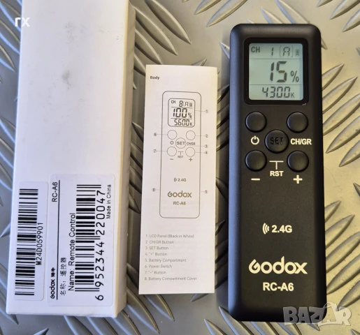 Godox Remote Control for SL150II, SL200II, FV150, FV200, LF308