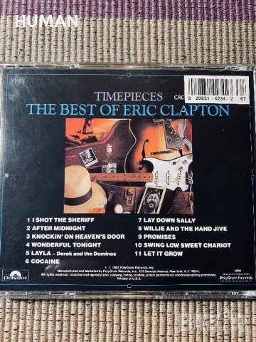 Eric Clapton, снимка 8 - CD дискове - 40073917