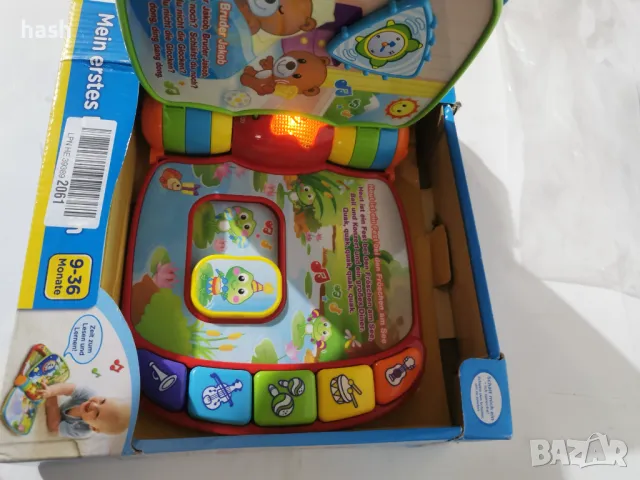 VTECH Бебешка музикална книжка, немски език, снимка 2 - Музикални играчки - 48586032