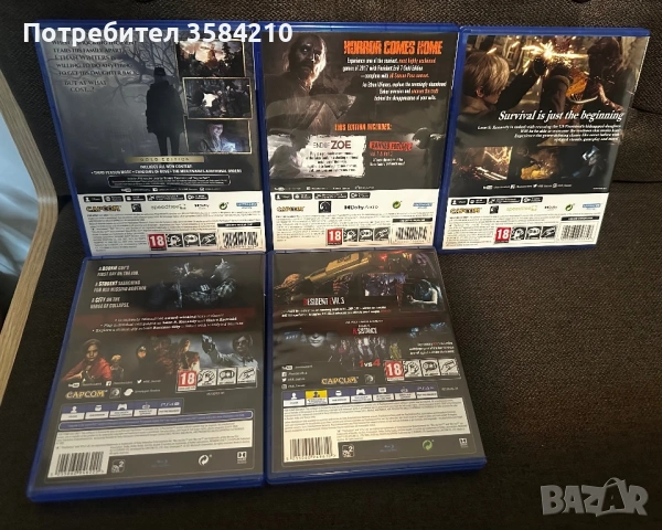 Resident Evil игри за PS4 и PS5 - отлично състояние,лот!, снимка 2 - Игри за PlayStation - 53397070