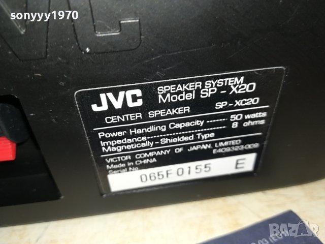 JVC SP-XC20 CENTER 50W/8OHM-SWISS 2507231329, снимка 13 - Тонколони - 41653394